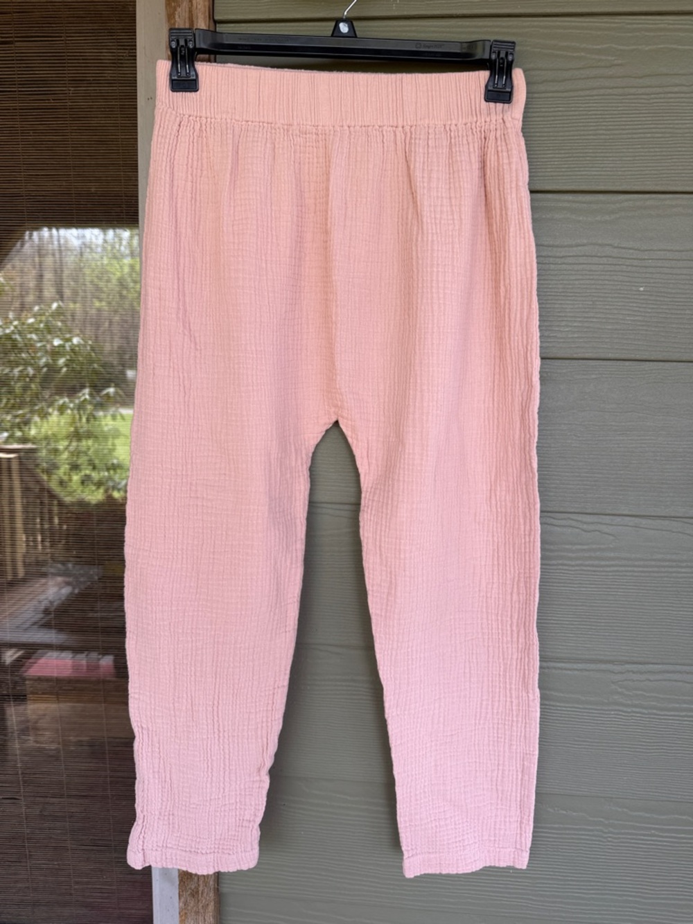 Hatch Pink Gauze Nesting Maternity Pant
